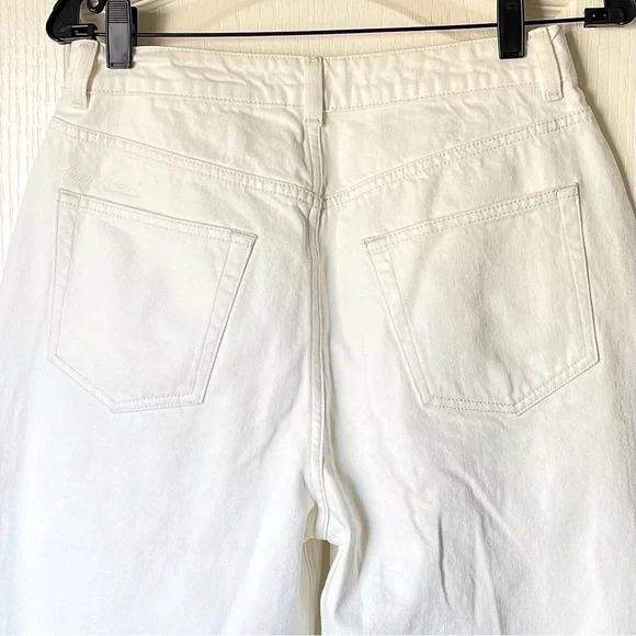 Heavy Manners Vanilla Sky Low Rise Baggy Denim White Cotton 30 NWT - Picture 8 of 9